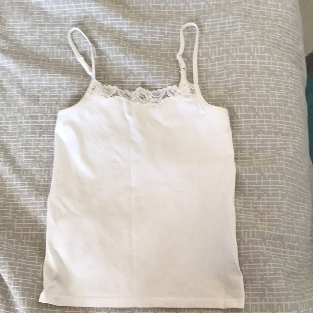 White camisole tank top